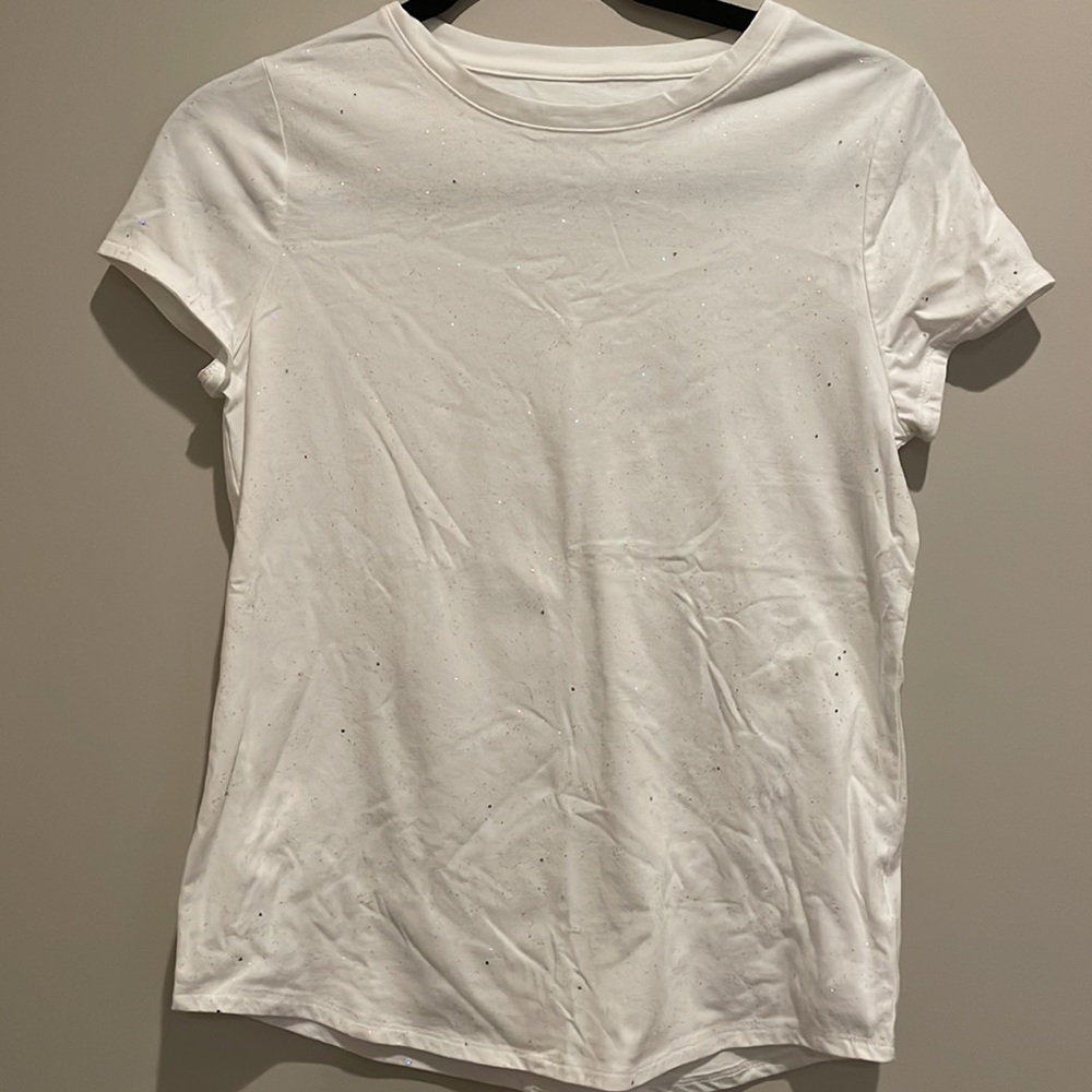 Girls Cat & Jack glitter sparkle tee size extra large 14/16